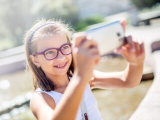 smiling selfie